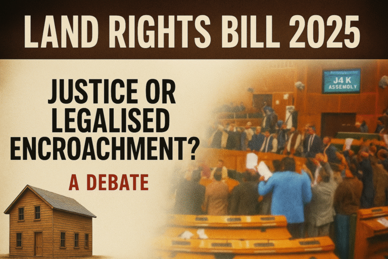 Land Rights Bill 2025: Justice or Legalised Encroachment?