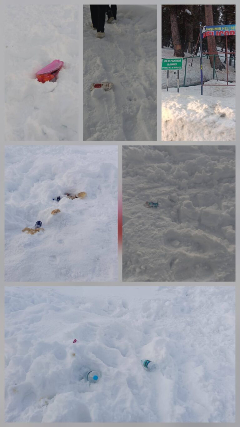 Who Is Watching Gulmarg? Plastic Litter Raises Questions on Enforcement